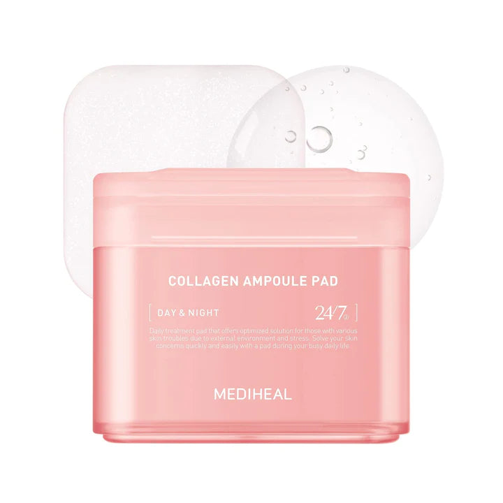 Mediheal Collagen Ampoule Pad 膠原蛋白安瓶護膚棉片100pcs – Beauty