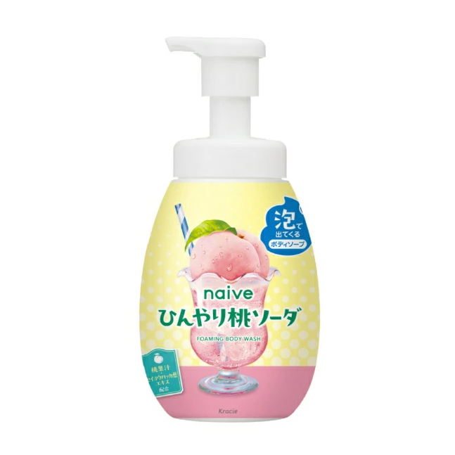 Naive Foaming Body Wash 植物性保濕泡沫沐浴乳 (3 types/3款) 600ml