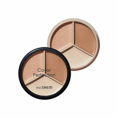 The Saem Cover Perfection Triple Pot Concealer 完美三色遮瑕膏 (4 colors /4 色)