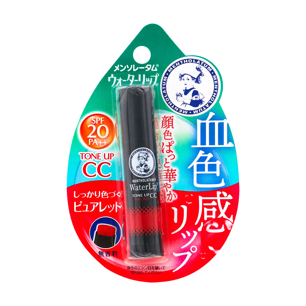 Mentholatum Waterlip Tone up CC Lip Balm (Pure Red) 曼秀雷敦水感潤唇膏 (血色感) 4.5g