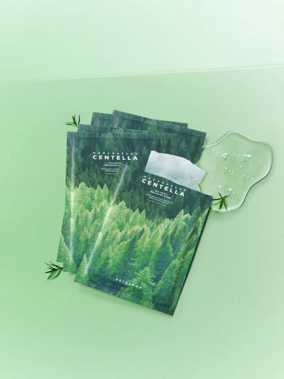 Skin1004 CENTELLA Tea-Trica Relaxing Mask 積雪草Tea-Trica 舒缓美容面膜 5pcs