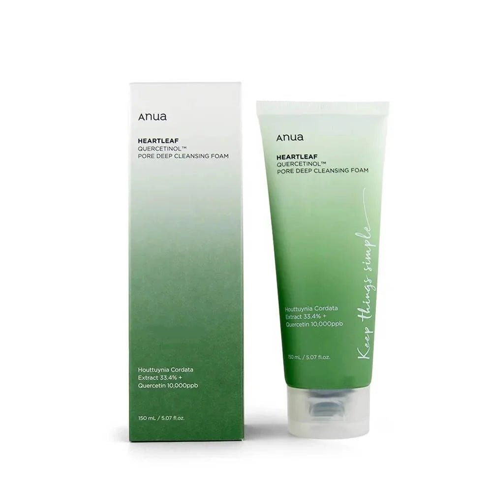 ANUA Heartleaf Quercetinol Pore Deep Cleansing Foam 魚腥草毛孔深層清潔洗面奶 150ml