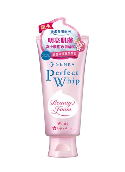 Shiseido Senka Perfect Whip White Face Wash 資生堂超微米透亮潔顏乳 100g