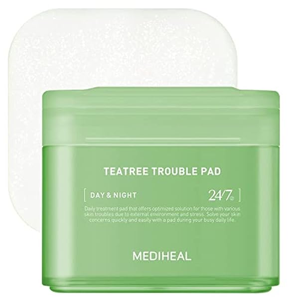 Mediheal Tea Tree Trouble Pad 茶樹去角質護膚棉片 100pcs