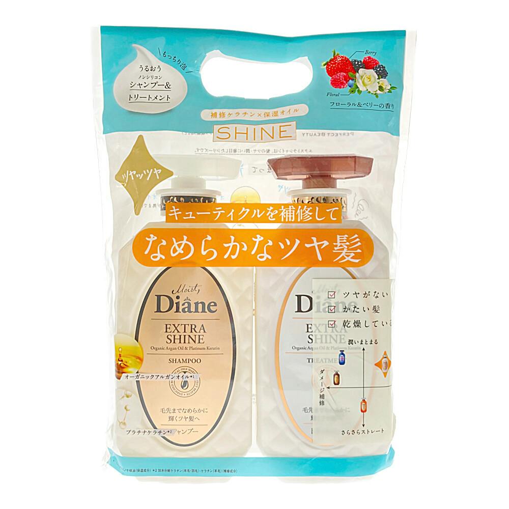 Moist Diane Extra Shine Shampoo & Treatment Set 滋潤亮澤洗髮露護髮素套裝 450ml＋450ml
