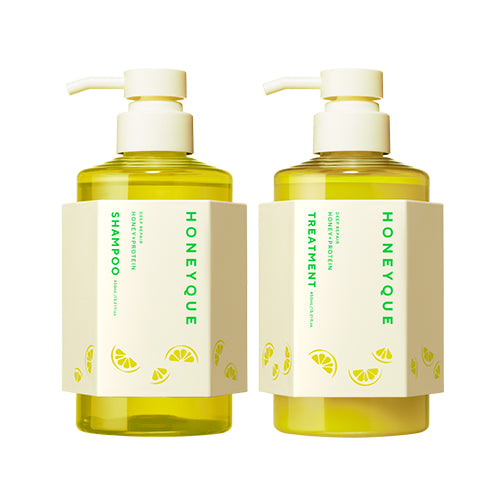 Honeyque Deep Repair Grapefruit Scent Shampoo & Hair Treatment set 深層修復洗髮水護髮素套裝 450ml+450ml