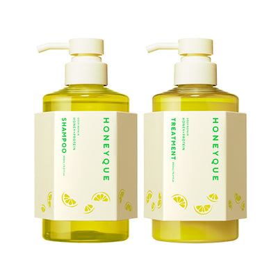 Honeyque Deep Repair Grapefruit Scent Shampoo & Hair Treatment set 深層修復洗髮水護髮素套裝 450ml+450ml