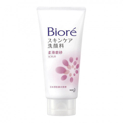 KAO Biore Scrub Face Wash 花王碧柔 柔滑磨砂洗面膏 130g