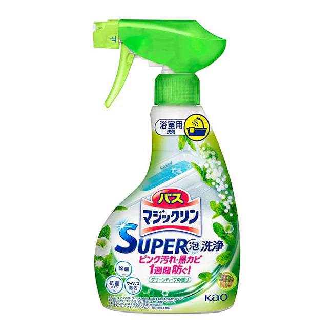 Kao Super Clean Bathroom Foaming Spray 花王 浴室多功能清潔噴霧 350ml (2 types/2款)