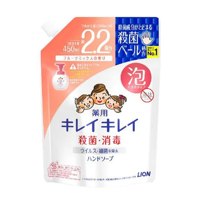 Lion Antibacterial Foam Hand Soap Refill 獅王抑菌泡沫洗手液補充裝 450ml (3 types/3款)