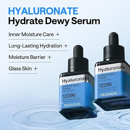 Mediheal Hyaluronate Hydrate Dewy Serum with Squalane 低分子透明質酸角鯊烷保濕精華 40ml