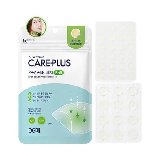 OLIVE YOUNG Care Plus Spot Cover Patch Calming 隱形痘痘貼 96 pcs