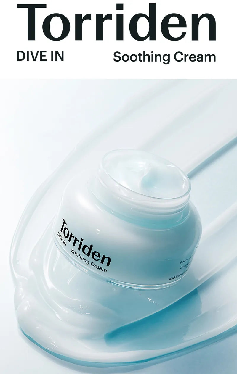 Torriden Dive In Low Molecular Hyaluronic Acid Soothing Cream 低分子透明質酸深層補水抗敏舒緩面霜 100ml