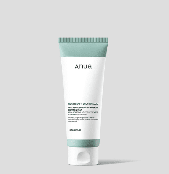 Anua Heartleaf Succinic Moisture Cleansing Foam ANUA 魚腥草琥珀酸保濕潔面泡沫150ml
