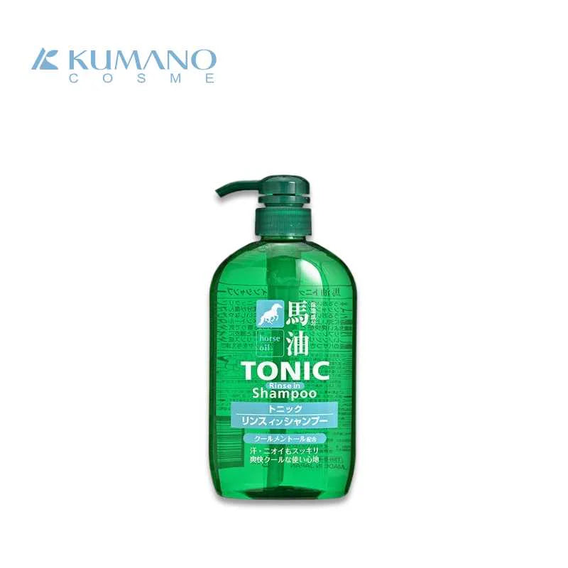 Kumano Horse Oil Tonic Rinse In Shampoo 馬油滋補洗髮水 600ml