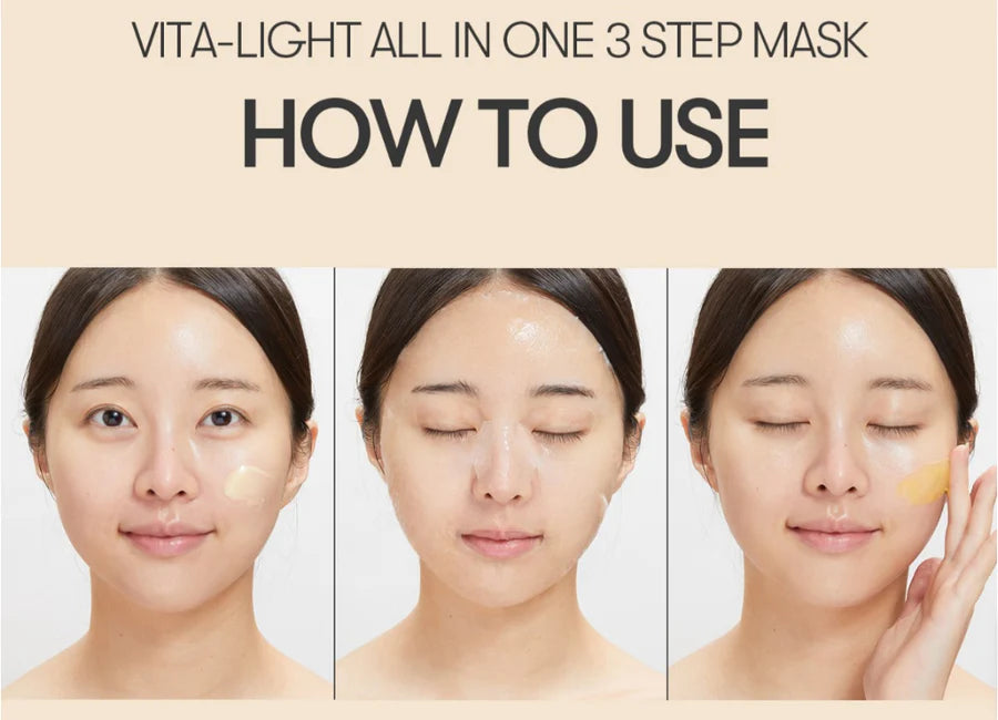 VT Reedle Shot Vita-Light All-In-One 3 Step Mask 老虎多效合一提亮3步面膜