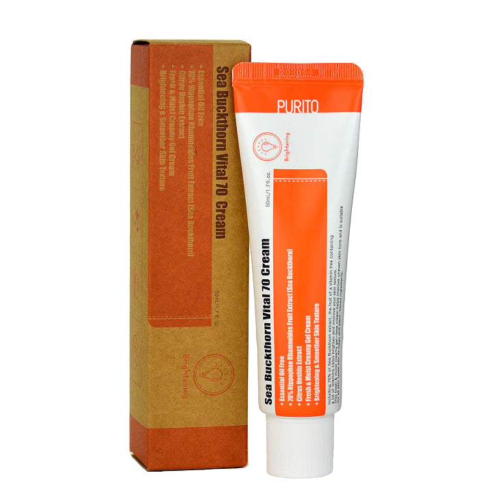 Purito Sea Buckthorn Vital 70 Cream 沙棘提亮補水活力面霜 50ml