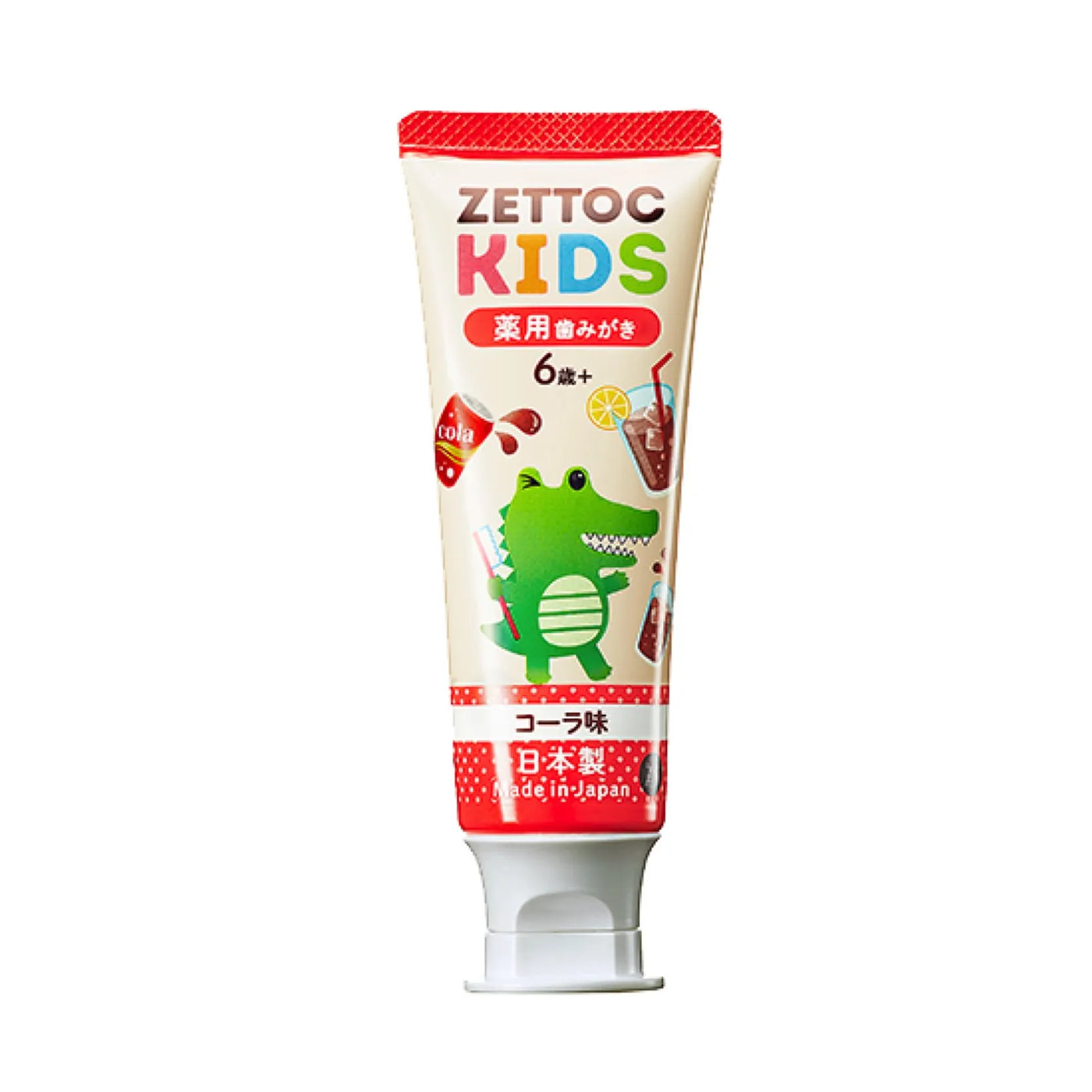 Zettoc Kids Toothpaste 兒童含氟固齒防蛀牙膏 (For Age 6+) (2 Flavors/2味道) 70g