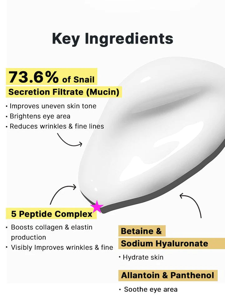 COSRX ADVANCED SNAIL PEPTIDE EYE CREAM 蝸牛肽精華眼霜 25ml