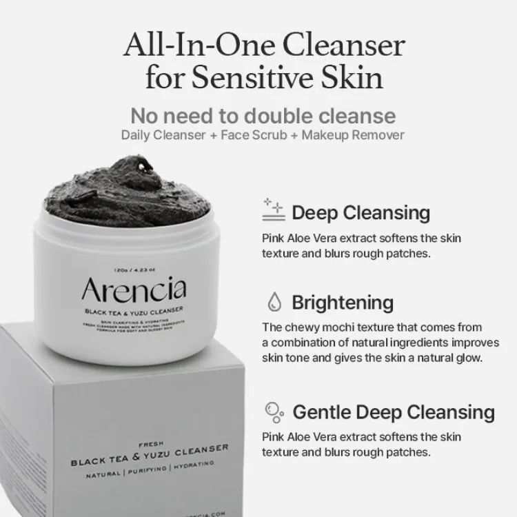 Arencia Rice Mochi Cleanser 麻糬潔面乳 120g