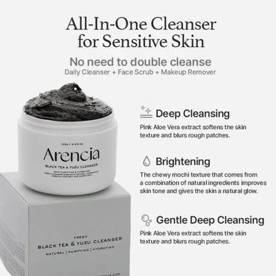 Arencia Rice Mochi Cleanser 麻糬潔面乳 120g