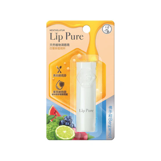 Mentholatum Lip Pure Lip Balm 曼秀雷敦天然植物潤唇膏 4g (2 types/2款)