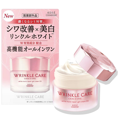 Kose Wrinkle Care Grace One White Moist Gel Cream EX 高絲高機能真皮修復活肌美白面霜 100g