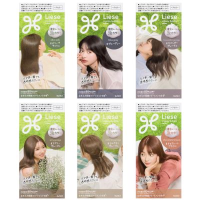 KAO Liese Creamy Bubble Hair Coloring 花王泡泡染髮劑 (8 colors/8色)