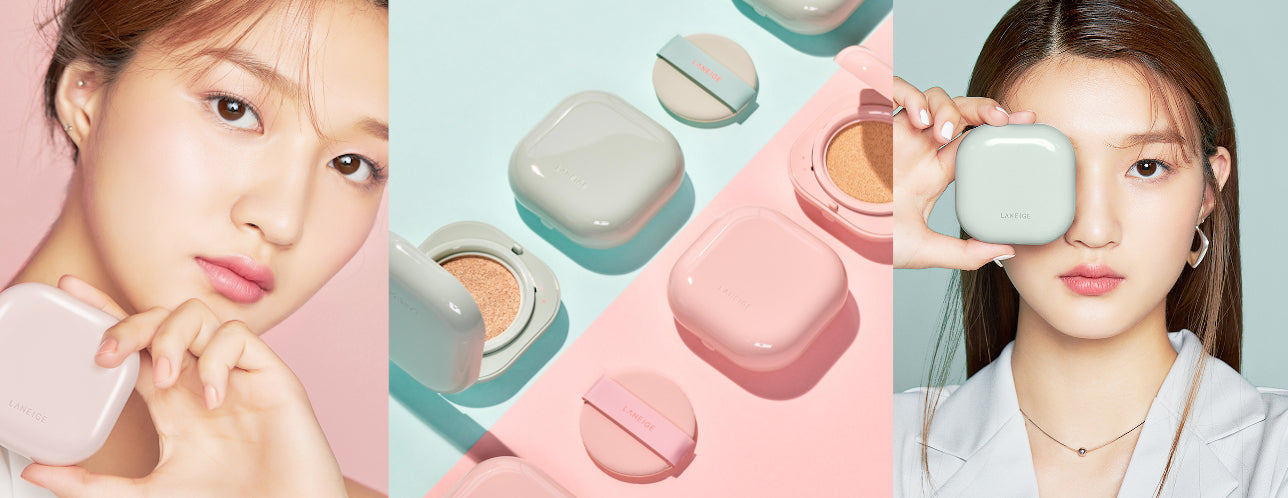 Laneige NEO Cushion (Glow/Matte) 蘭芝第二代輕透氣墊粉底 (水亮/啞光) SFP46PA++ 15g x 2 (5 colors/5色)