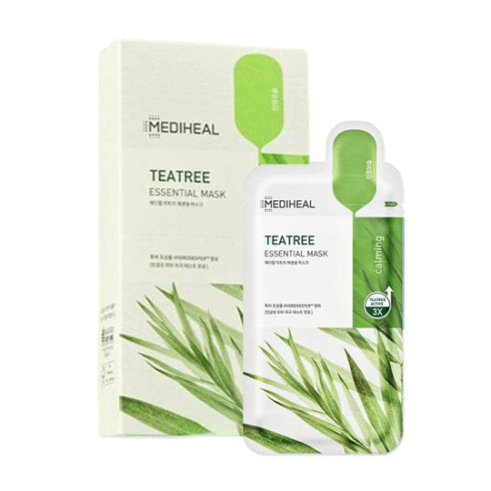 Mediheal Tea tree Essential Calming Mask 茶樹精華舒緩面膜 10pcs