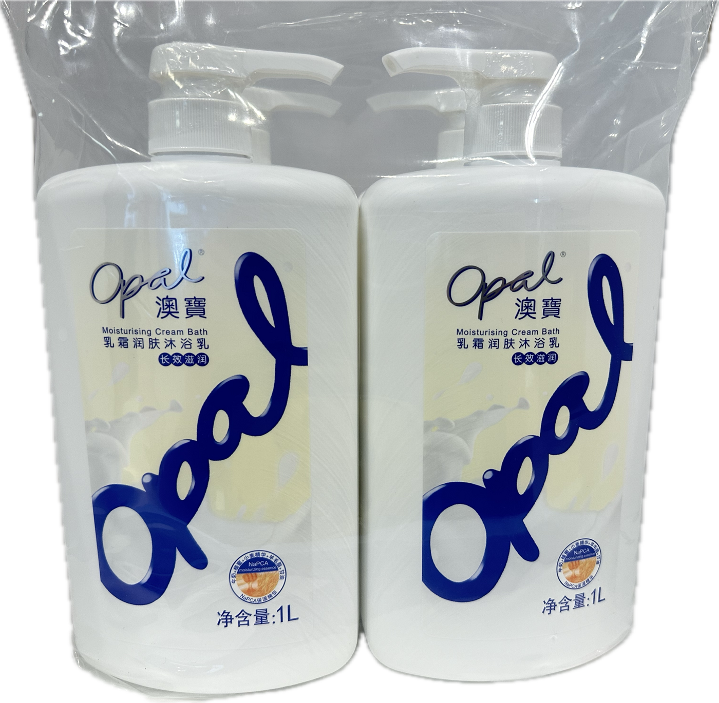 Opal Moisturizing Cream Bath Set 香港澳寶乳霜潤膚沐浴露套裝 1000ml x 4