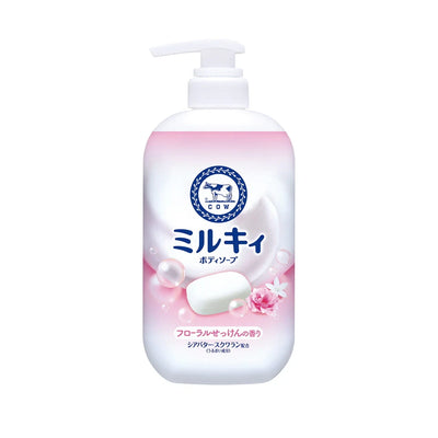 COW MILKY BODY SOAP 牛乳石鹼保濕泡沫沐浴露 500ml (3 types/3款)