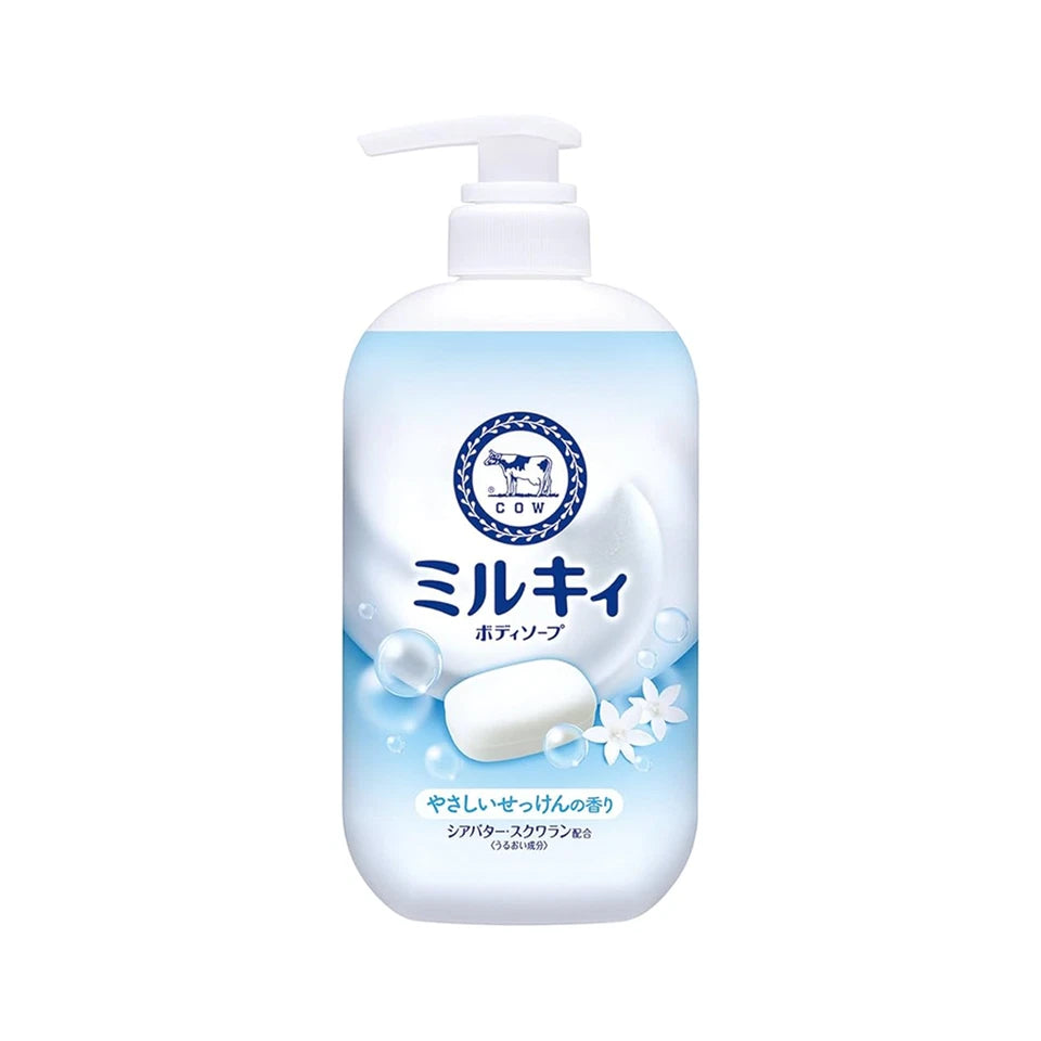 COW MILKY BODY SOAP 牛乳石鹼保濕泡沫沐浴露 500ml (3 types/3款)