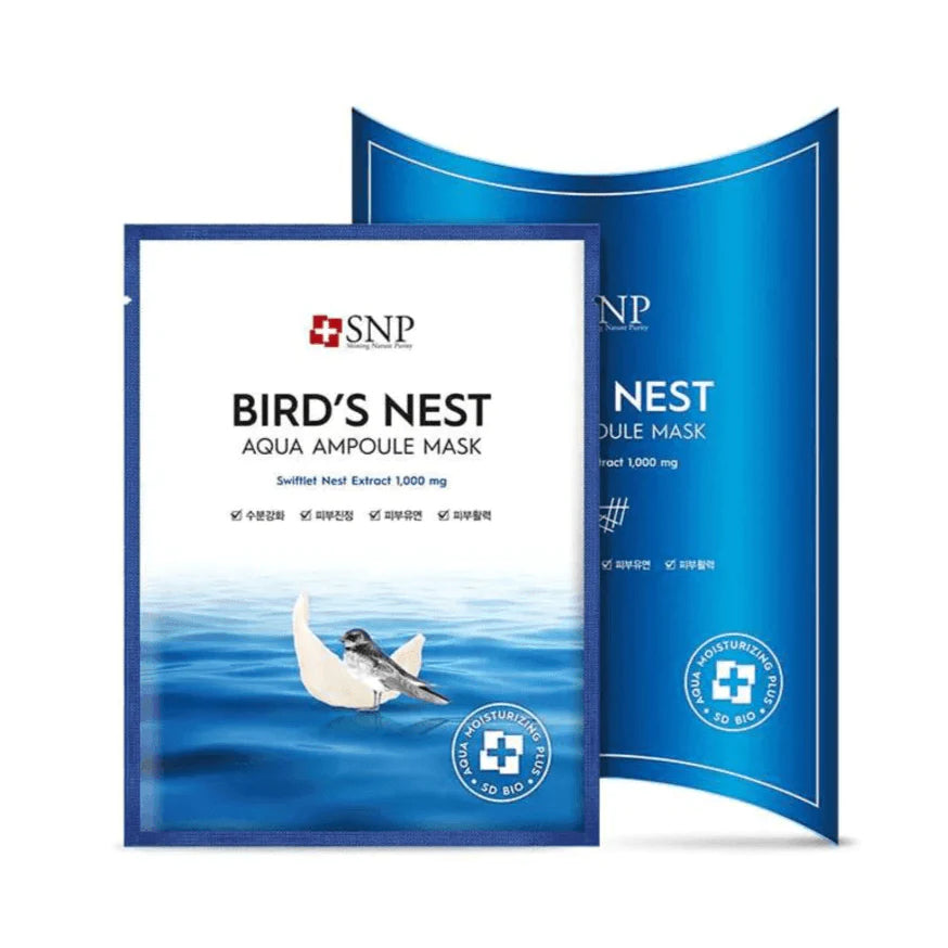 SNP Bird's Nest Aqua Ampoule Mask 海洋燕窩水庫面膜 10pcs