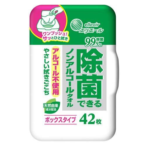 Elleair Alcohol-free Disinfectant Paper Towel 日本大王家庭清潔除菌無酒精消毒紙巾 42pcs
