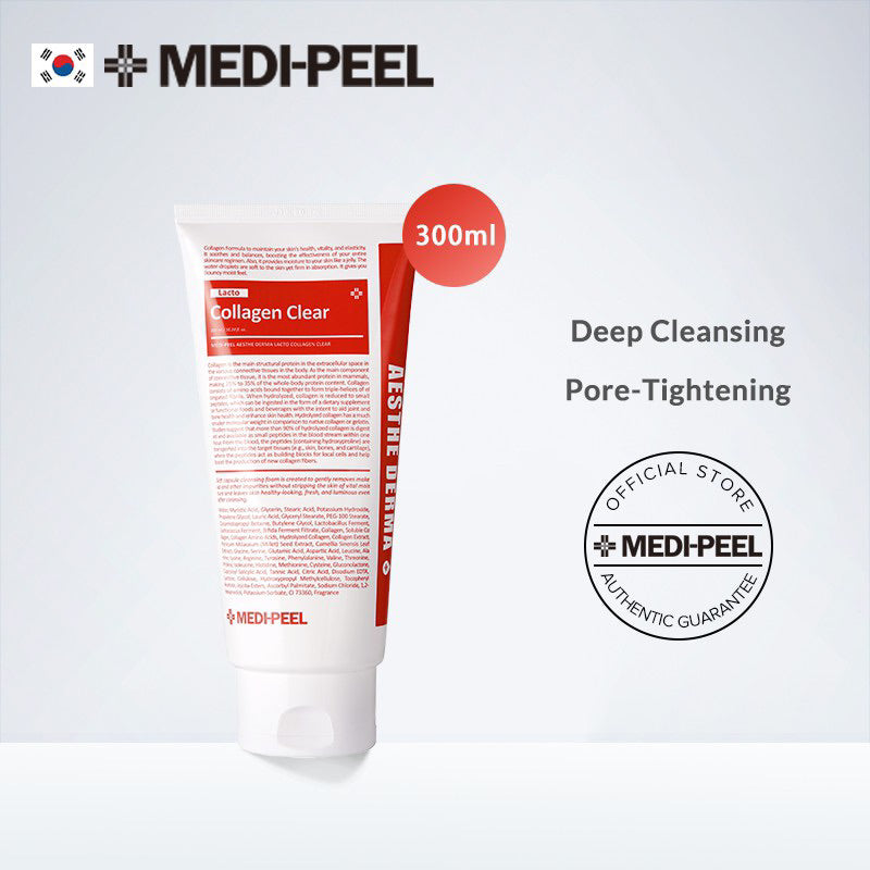 MEDI-PEEL Lacto Collagen Clear Foam Cleanser 2.0 乳酸膠原蛋白洗面乳 300ml