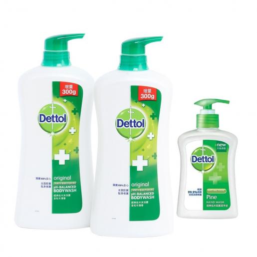 DETTOL Original Body Wash Set [Classic Pine Scent] 滴露沐浴露套装【經典松木】