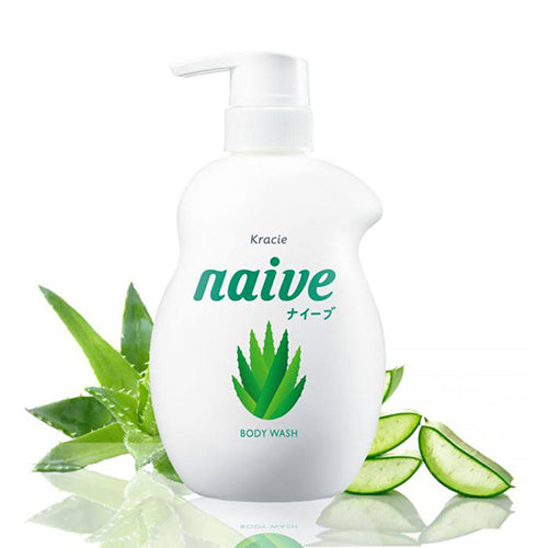 Kracie Naive Body Wash Aloe 蘆薈精華沐浴乳 530ml