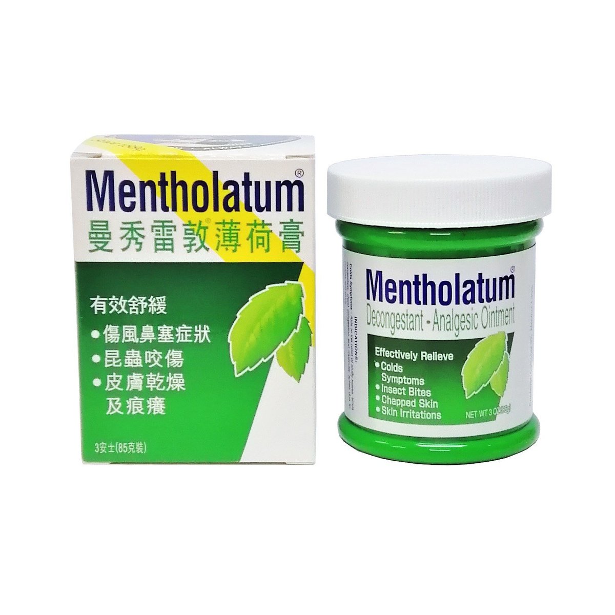 Mentholatum Peppermint Balm 曼秀雷敦薄荷膏  28g/85g