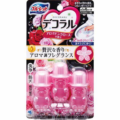 Kobayashi Toilet Bowl Cleaner 小林製藥 小熊花型馬桶凝膠除臭劑 (3types/3款)