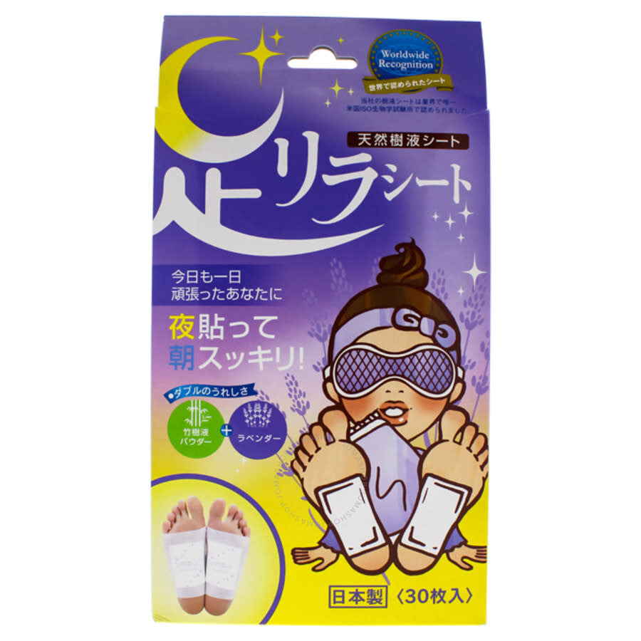 KINOMEGUMI Relax + Detox Foot Patch (Lavendar) 日本樹之惠排毒祛濕足貼 (薰衣草) 30pcs