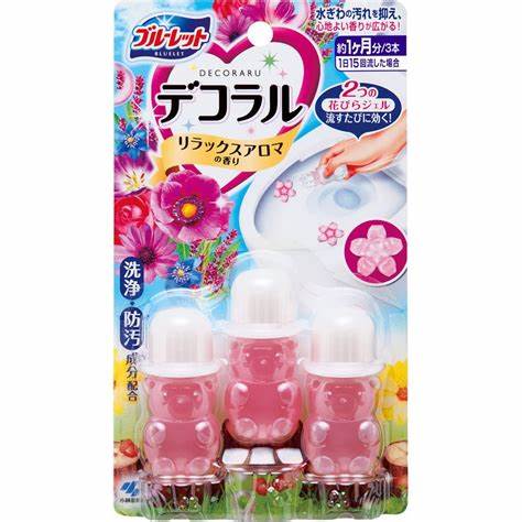 Kobayashi Toilet Bowl Cleaner 小林製藥 小熊花型馬桶凝膠除臭劑 (3types/3款)