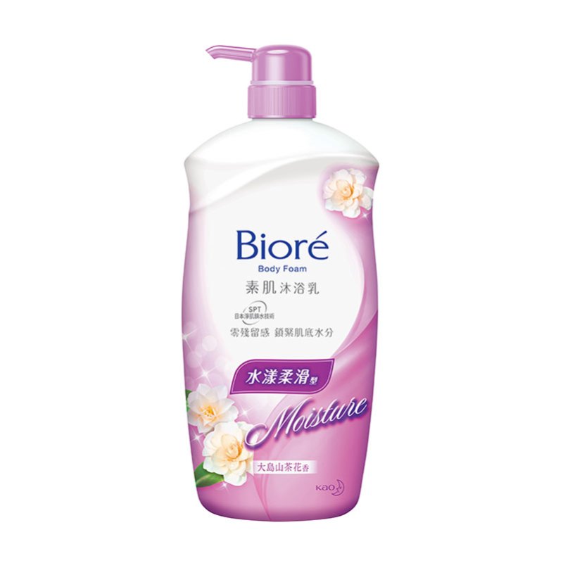 Biore Camellia Body Foam 香港碧柔素肌沐浴乳【大島山茶花】1000ml