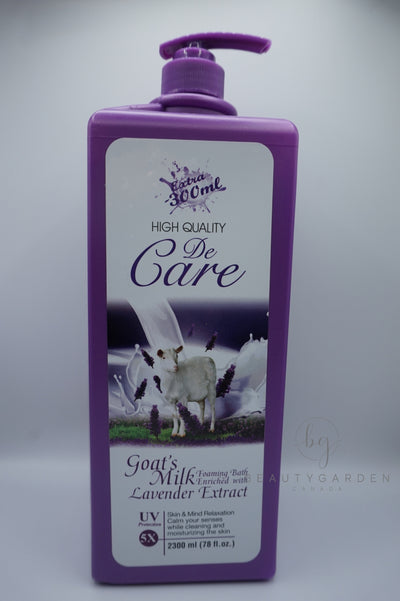 DE CARE Goat's Milk Foaming Bath Lavender 羊奶沐浴露 薰衣草味 2300mL