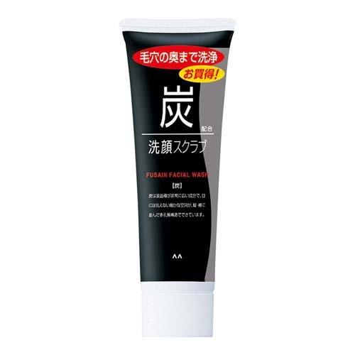 Mandom Fusain Facial Wash Cleanser 黑木炭洗面奶 120g