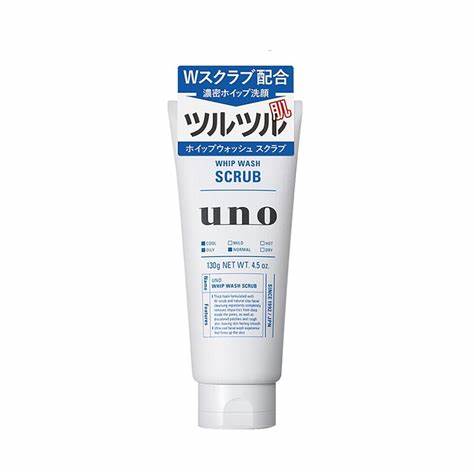 UNO Men's Whip Wash 男士洗面膏 (3 types/3款) 130g