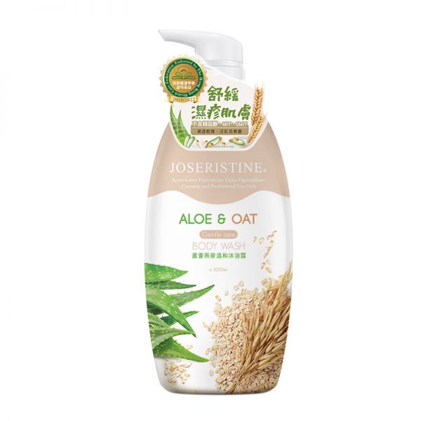 JOSERISTINE Aloe & Oat Gentle Care Body Wash 彩豐行蘆薈燕麥溫和沐浴露  1000ml 【舒緩濕疹肌膚/Soothe eczema skin】