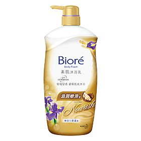 Biore Purple Iris Body Foam 香港碧柔素肌沐浴乳【神奈川紫鳶香】1000ml