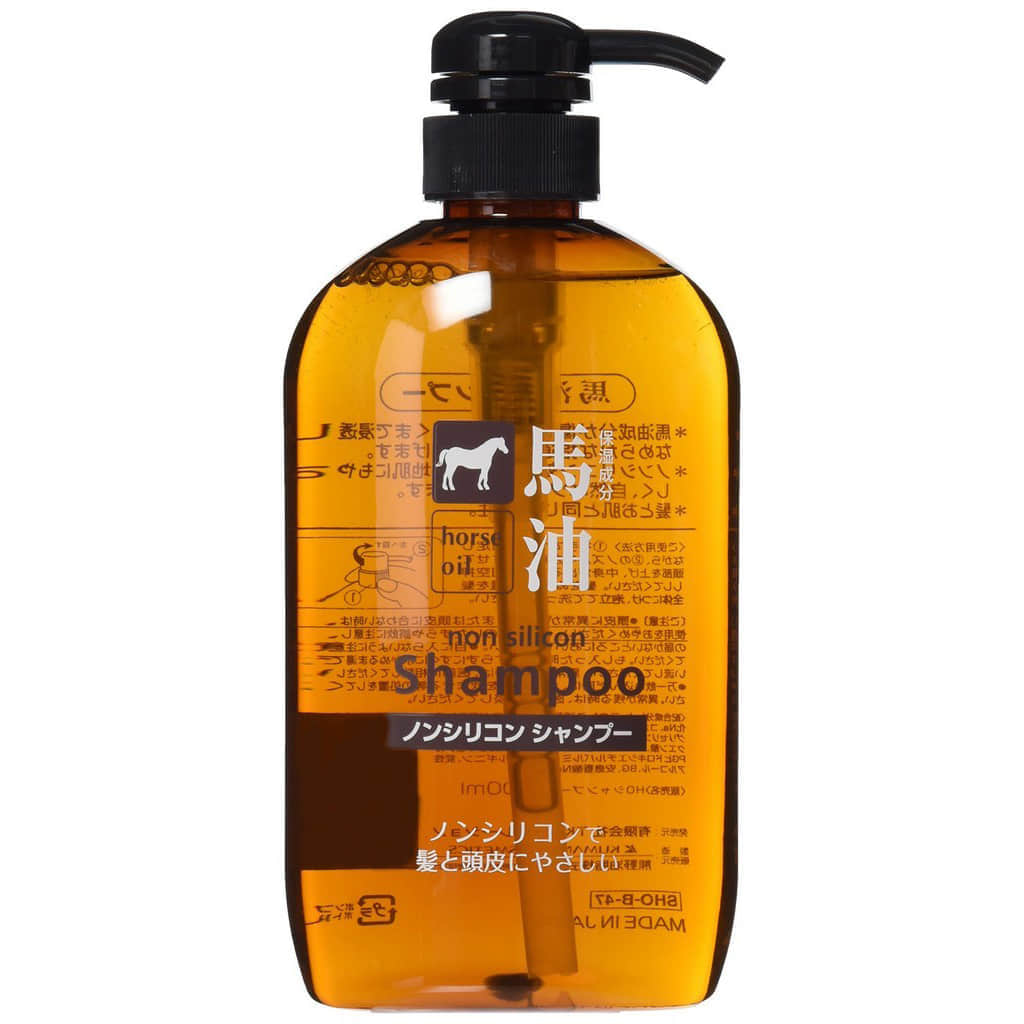 Kumano Horse Oil Non Silicon Shampoo 熊野 馬油無矽保濕洗髮露 600ml